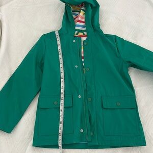 Girls Gymboree green raincoat